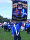 Sandy Road Flute Band from Scotland attended this years 12th demonstration in Donaghadee