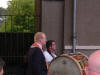 The mighty Lambeg Drum at Saintfield Orange Hall