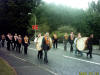 Girl Power! A young woman strikes her own blow for equality on the Lambeg drums.